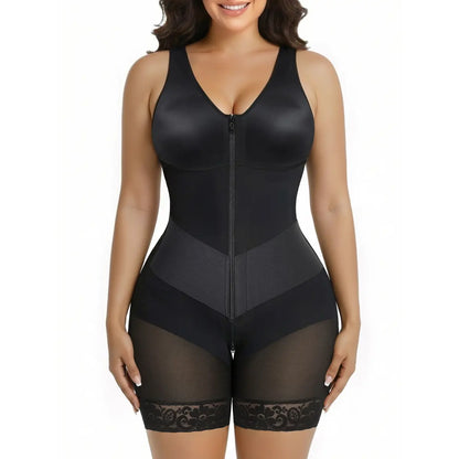SHAPERX Sculpting Tummy Control Fajas Colombianas for Women Moldeadoras Shapewear with V-Shape Sculpting Elastic Band
